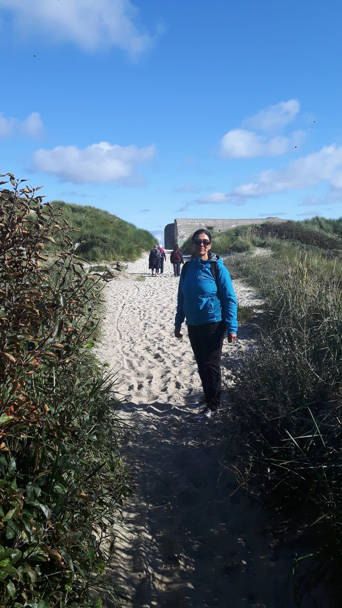 Dani auf dem Weg zum Grenen