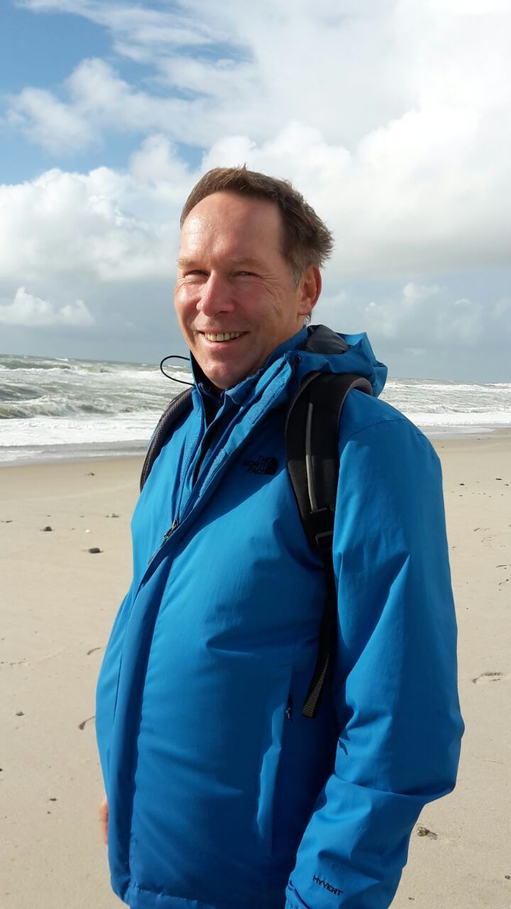 Konrad am Sandstrand Dänemark