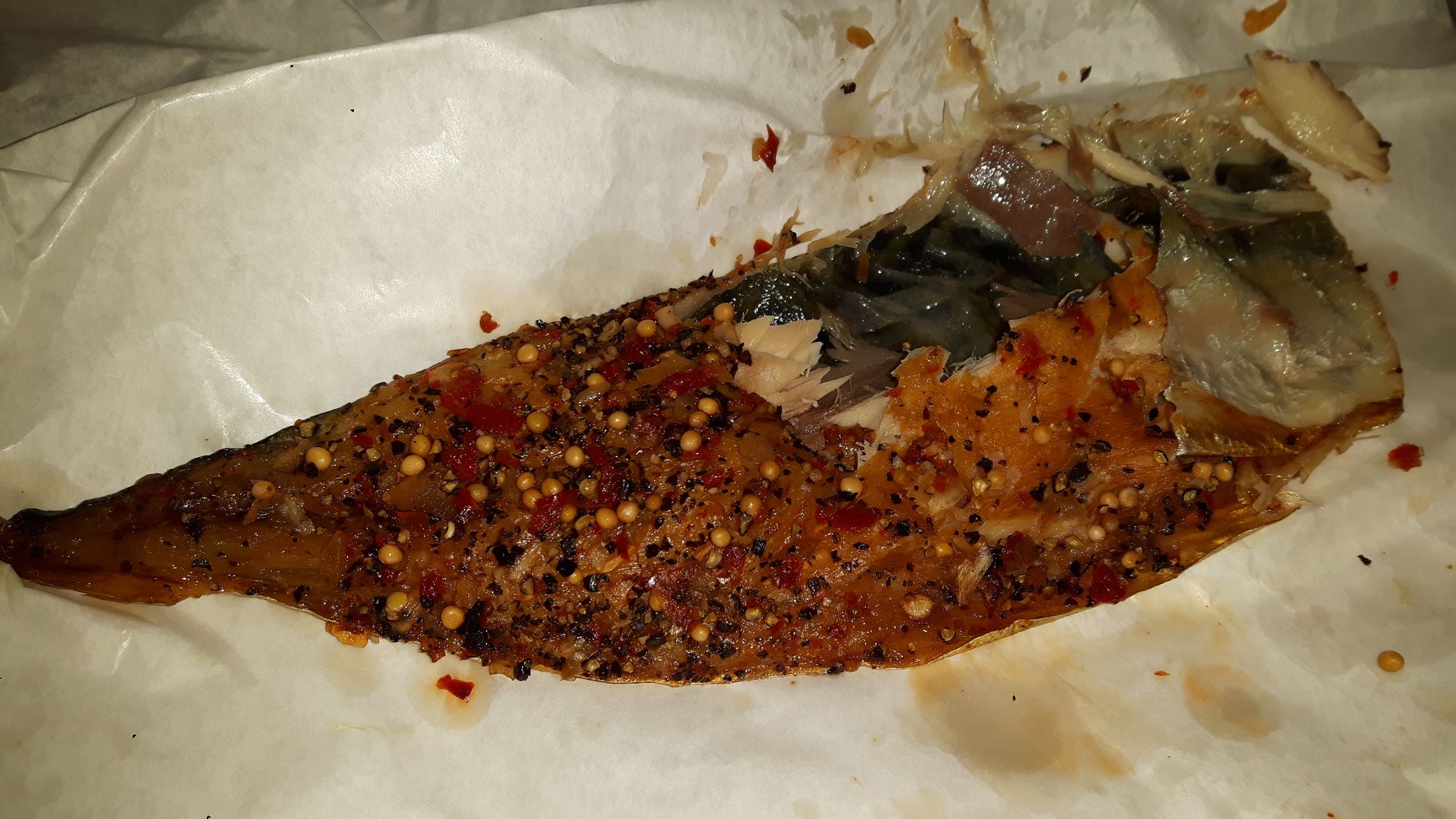 Fisch vom Marktstand in Kolberg