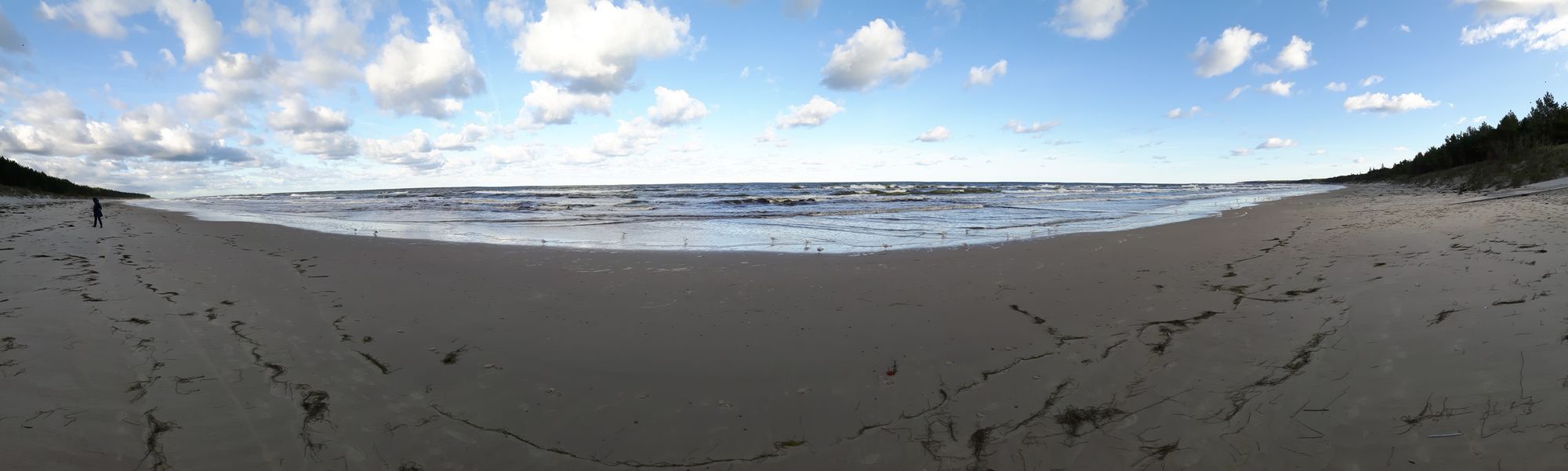 Panorama Sandstrand Kolberg