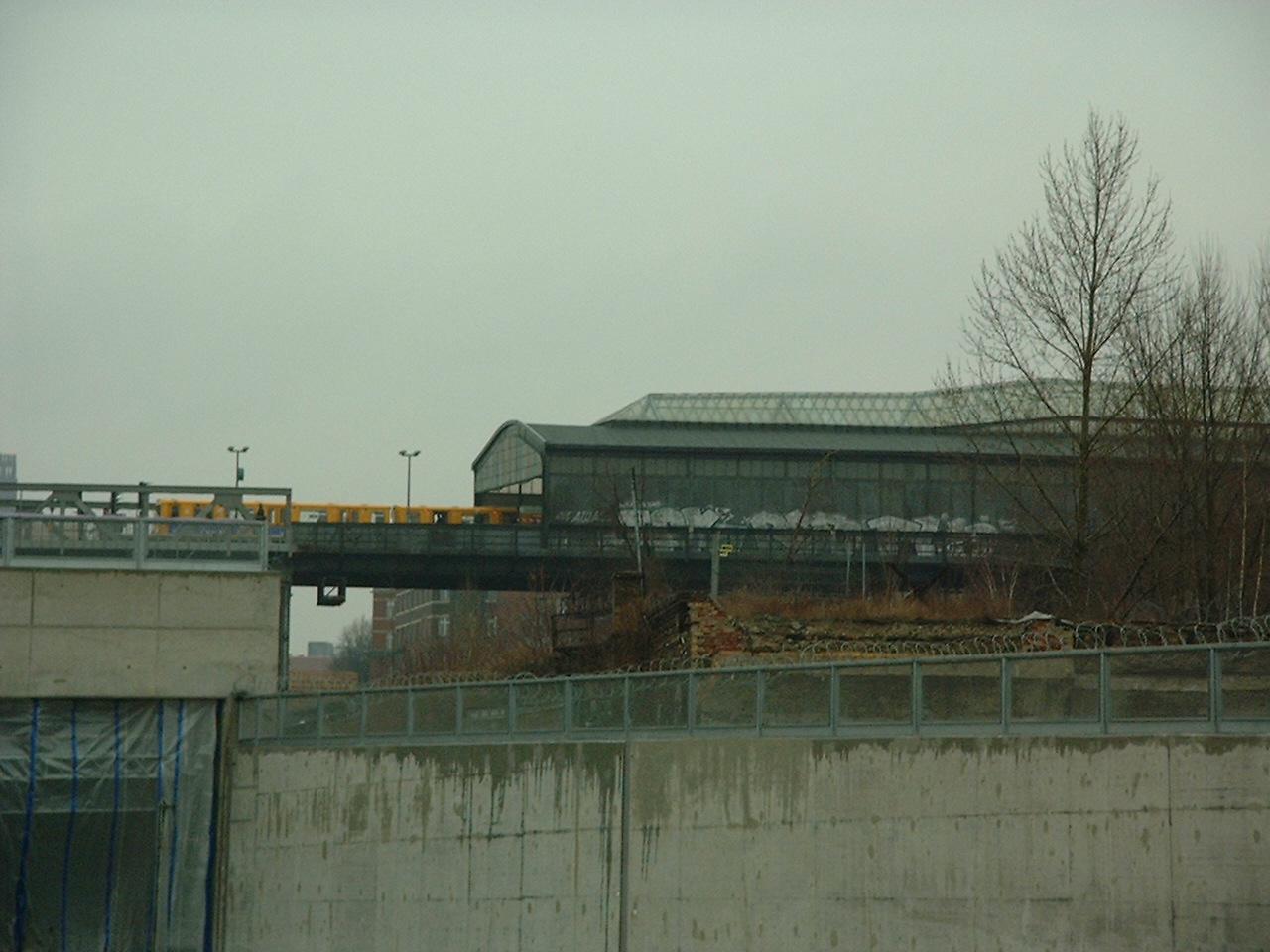 Besichtigung im Bahntunnel zum Potsdamer Platz