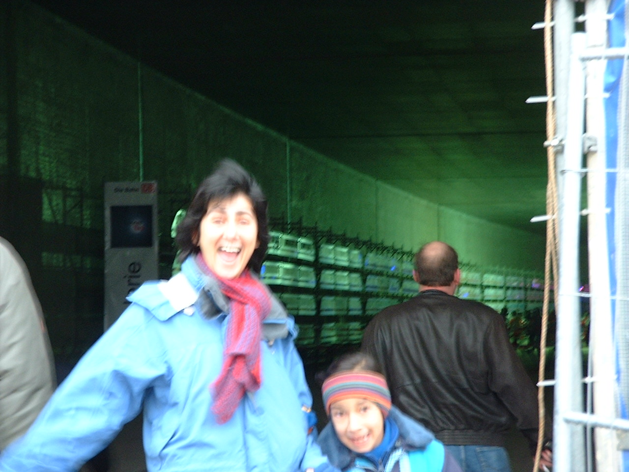 Besichtigung im Bahntunnel zum Potsdamer Platz