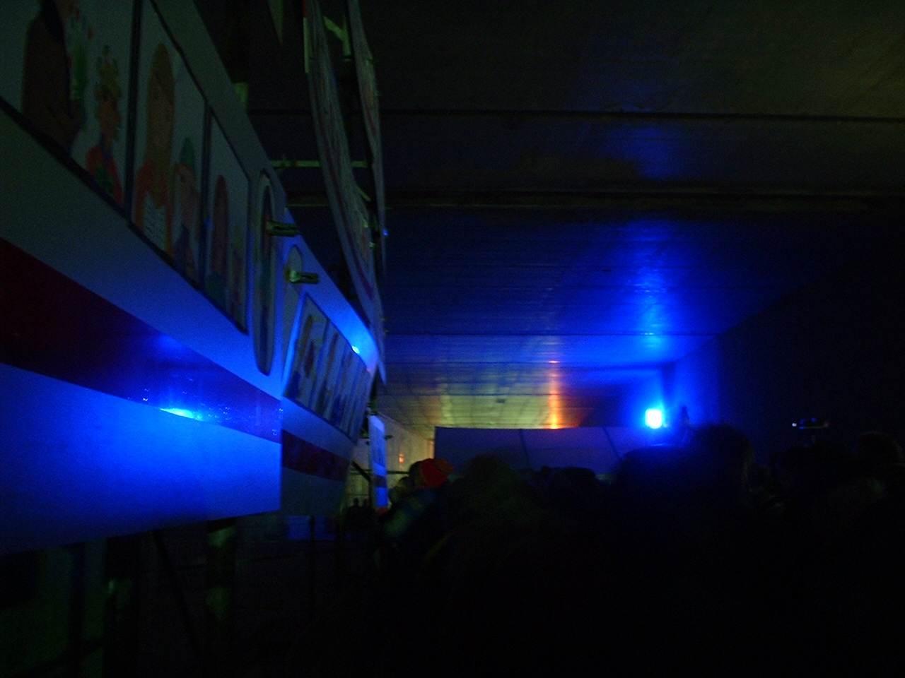 Besichtigung im Bahntunnel zum Potsdamer Platz