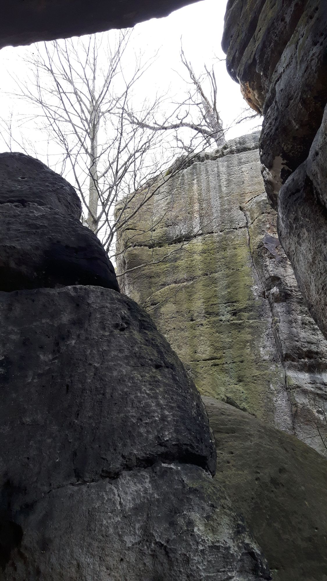 Felswände am Kuhstall