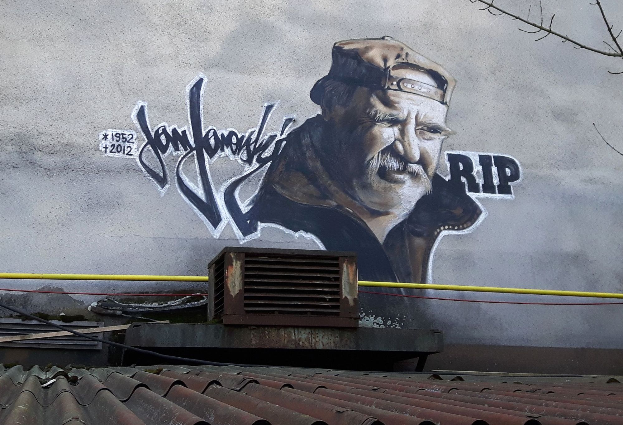 Graffito Jon Jaworski RIP 2012
