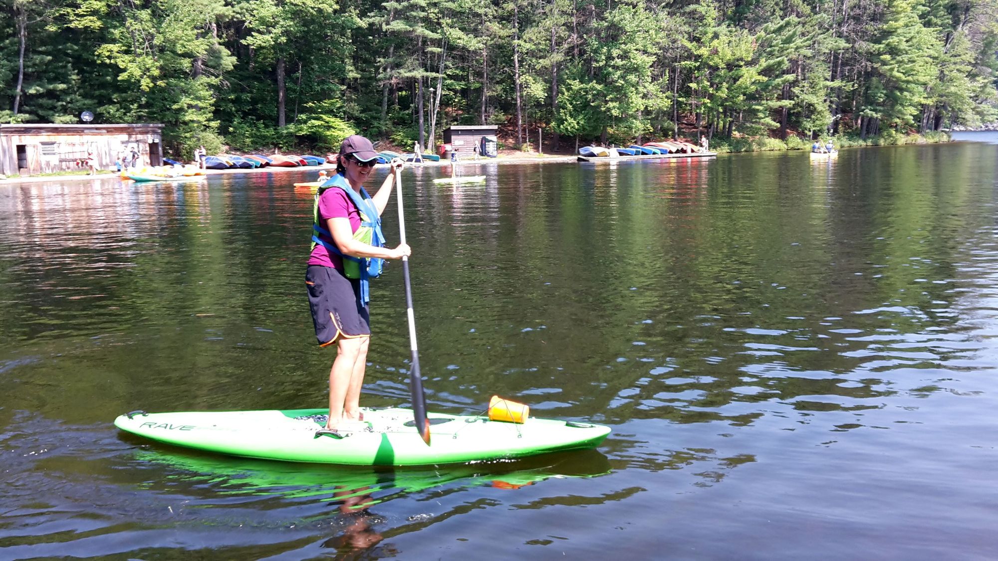 Dani auf dem SUP