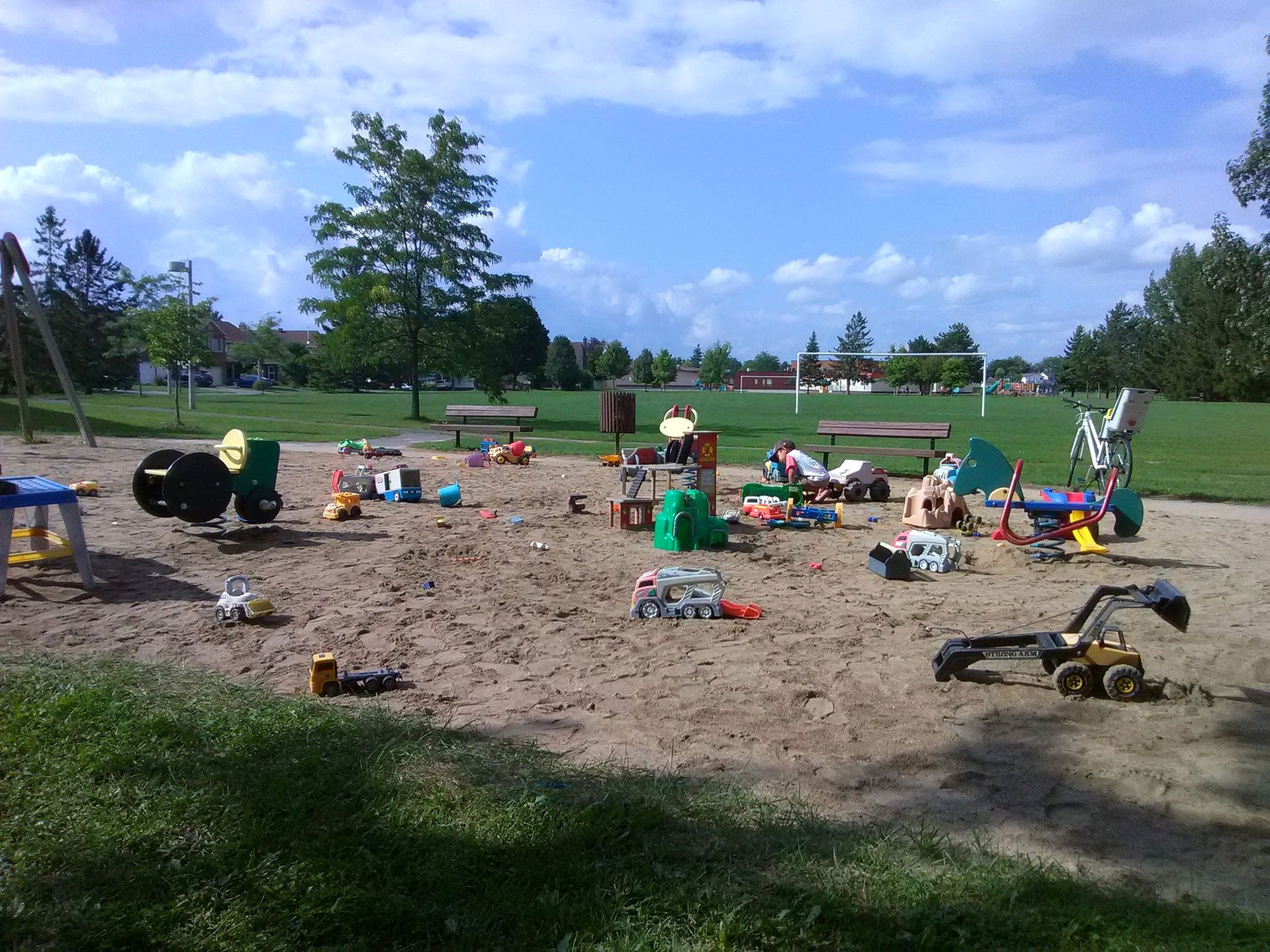 auf dem Spielplatz