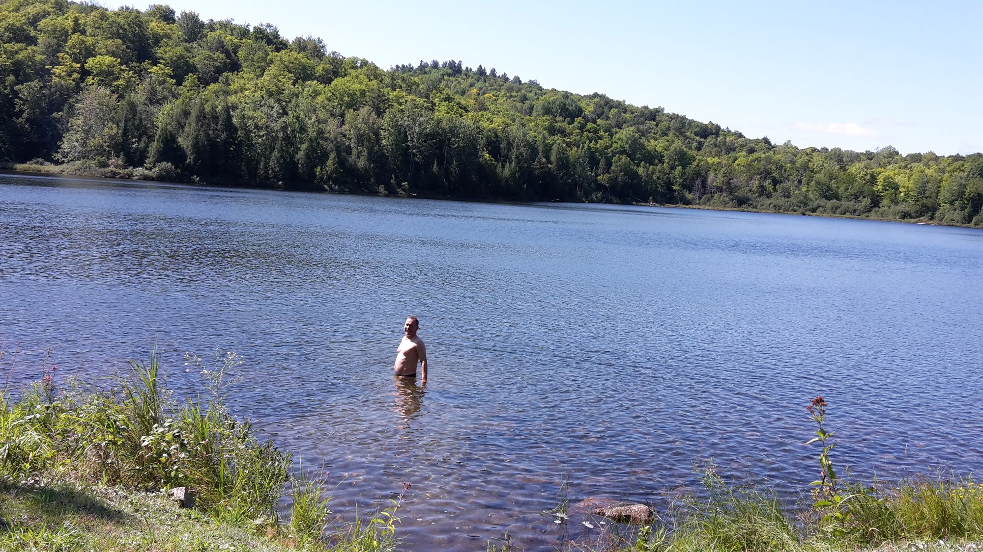 baden im Lake Taylor