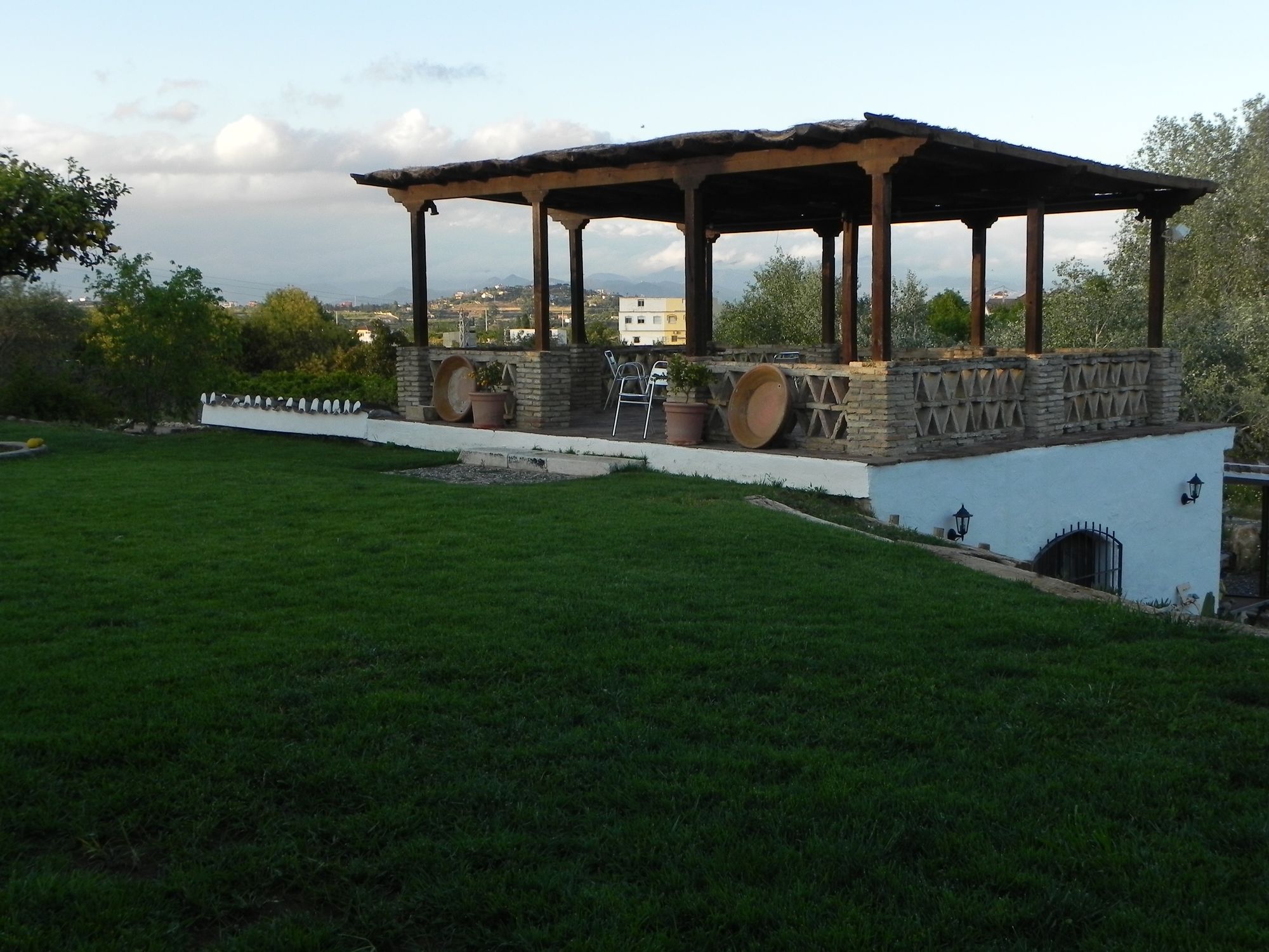 Spanien Rancho de Inglese offene überdachte Veranda