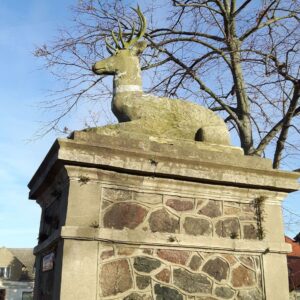Fürstlich Drehna der Eingang zum Schloss