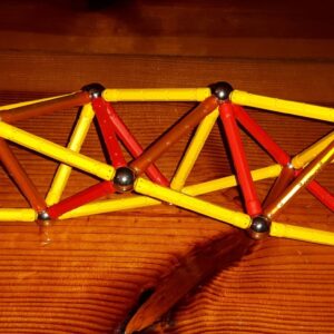 Geomag Spielzeug Stange gedreht