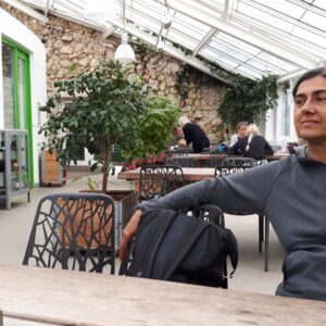 Kaffeepause im Botanischen Garten in Aarhus