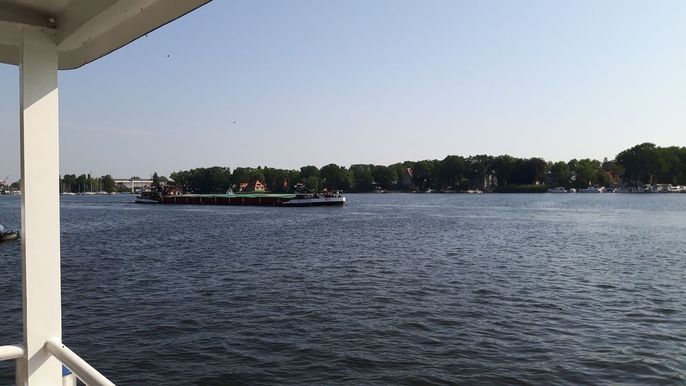 Auf der Dahme mit der BVG-Fähre