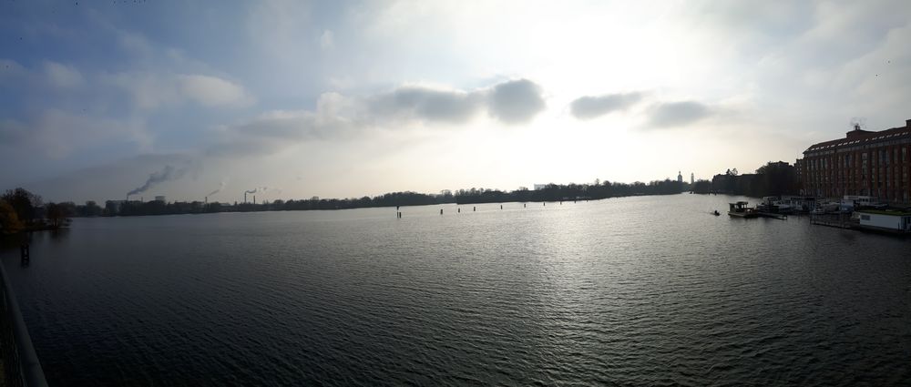 Panoramablick über die Havel Richtung Spandau
