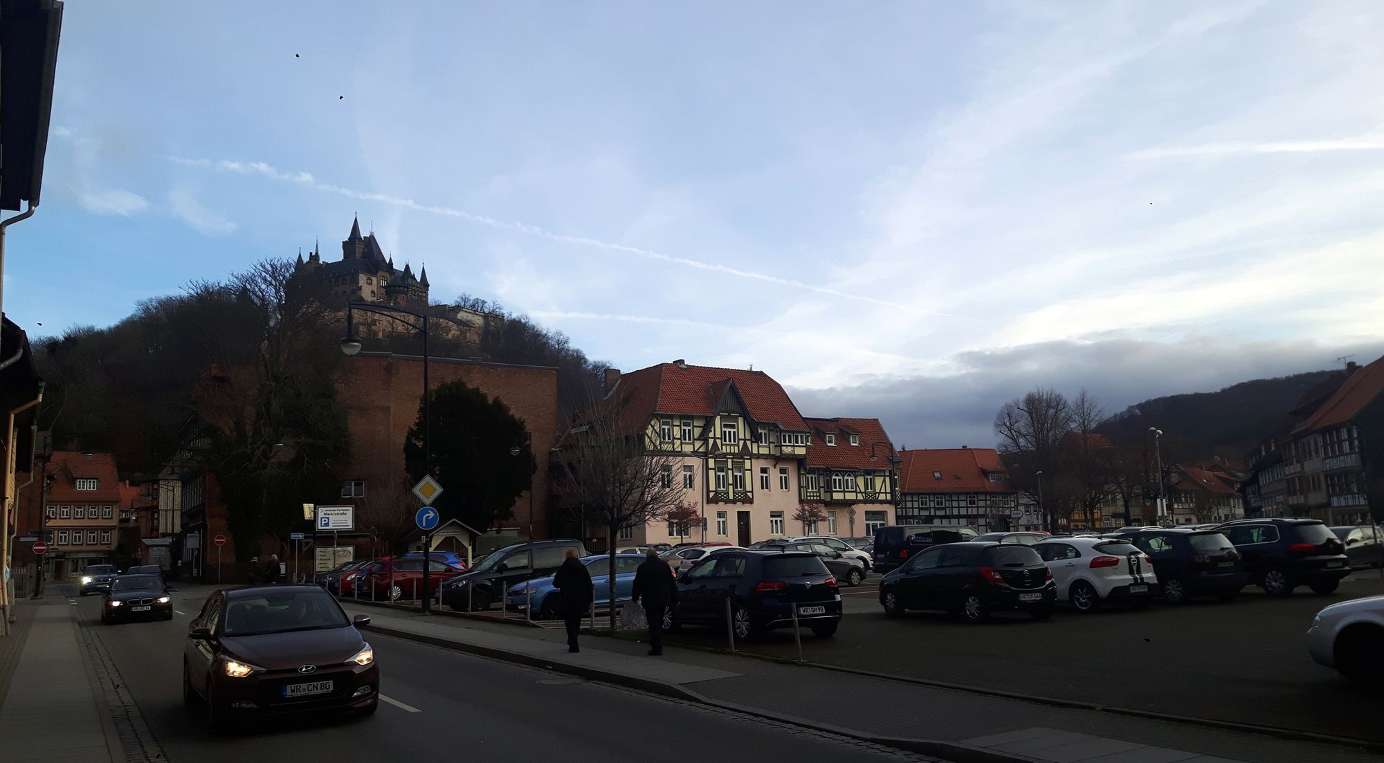 Blick auf Burg Wernigerode