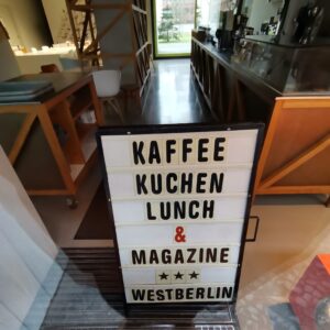 Westberlin Kaffee Kuchen Lunch