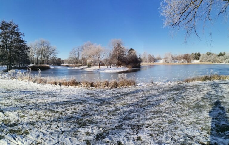 2021 01 Spaziergang zum Britzer Garten & der Laube Schnee & Sonne
