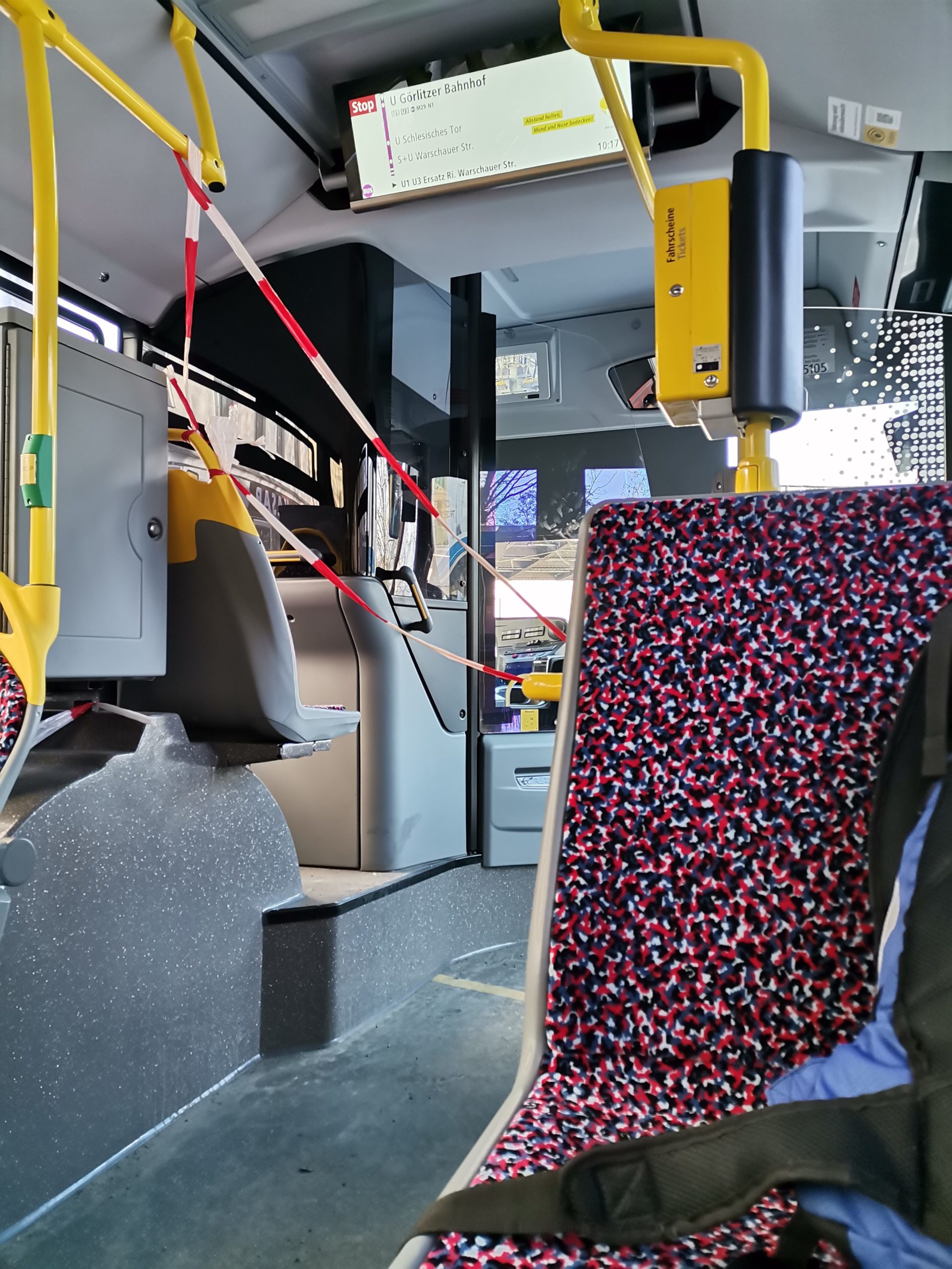 Bus Corona Zeiten