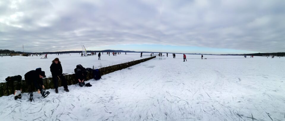 Eis Müggelsee Panorama