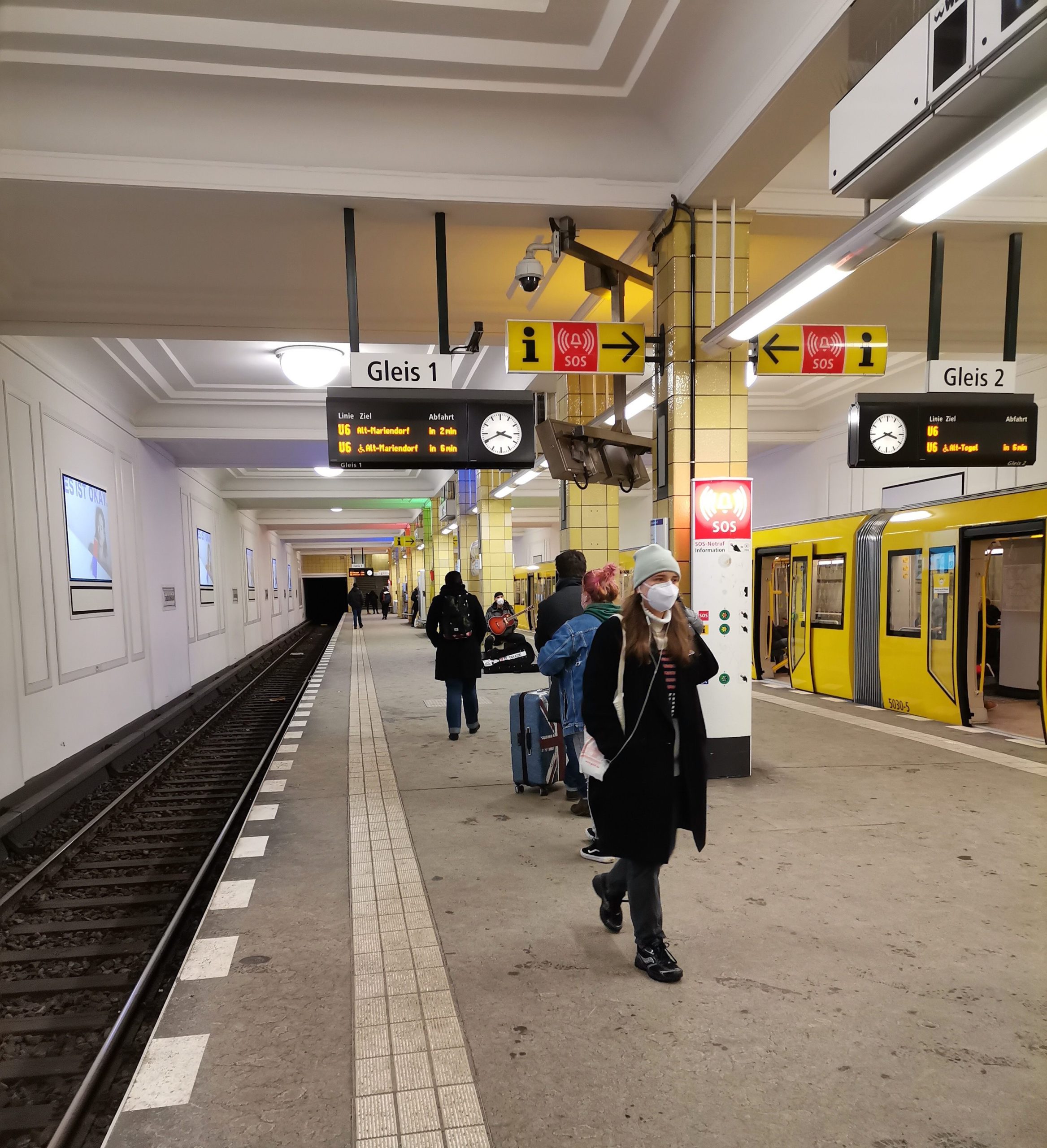 U-Bahn Corona Zeiten