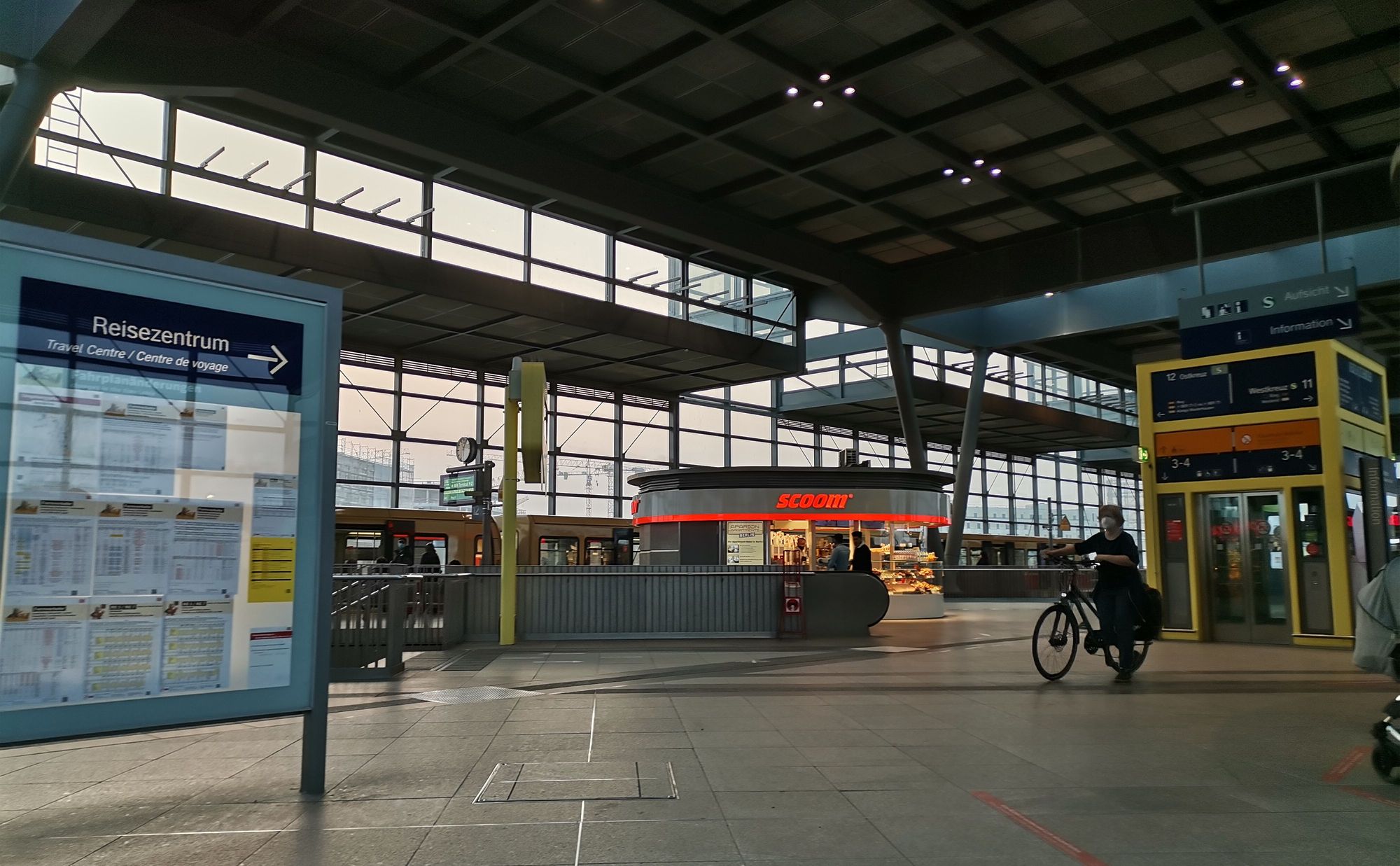 Abfahrt Bahnhof Südkreuz