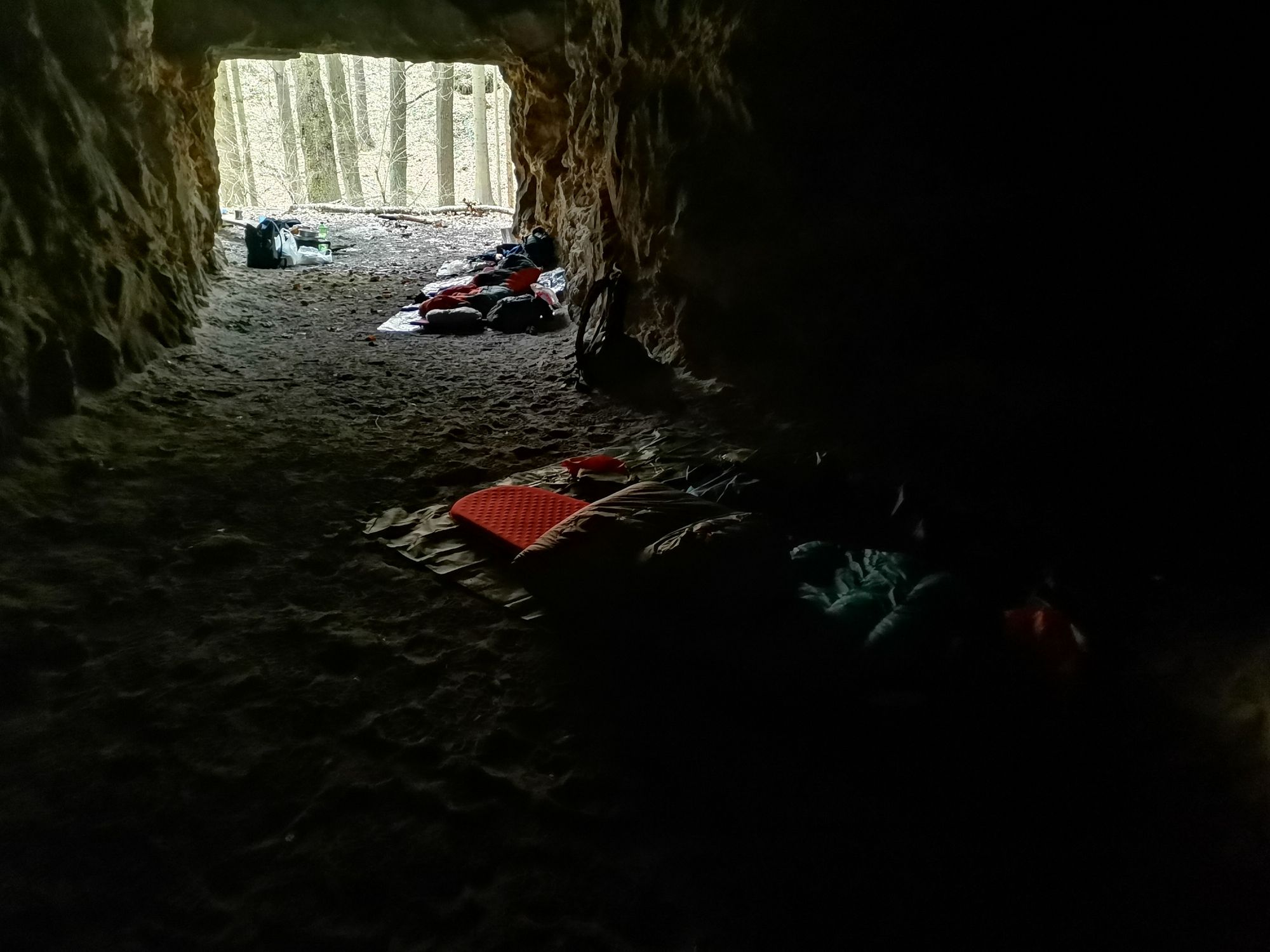 die hinteren Ränge in der Boofe