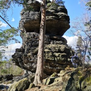 Felsen am Papststein