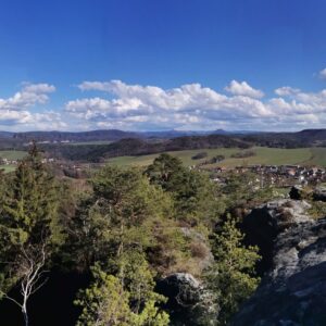 Panoramablick vom Papststein Richtung Winterstein