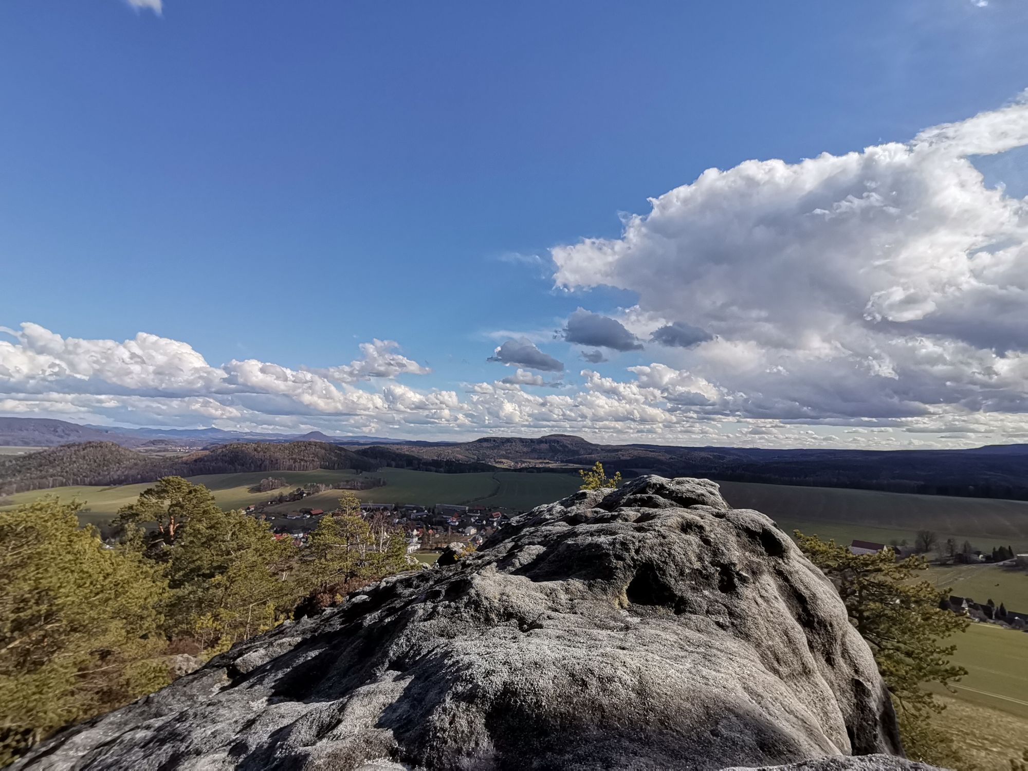 Panoramablick vom Papststein Richtung Winterstein