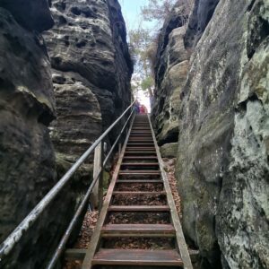 Stiege auf den Papststein