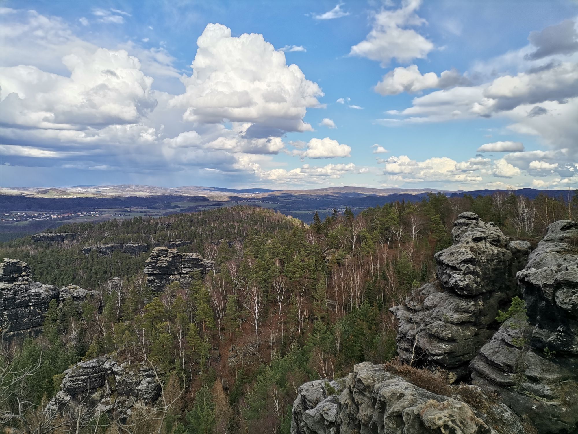 Panoramablick vom Papststein Richtung Winterstein