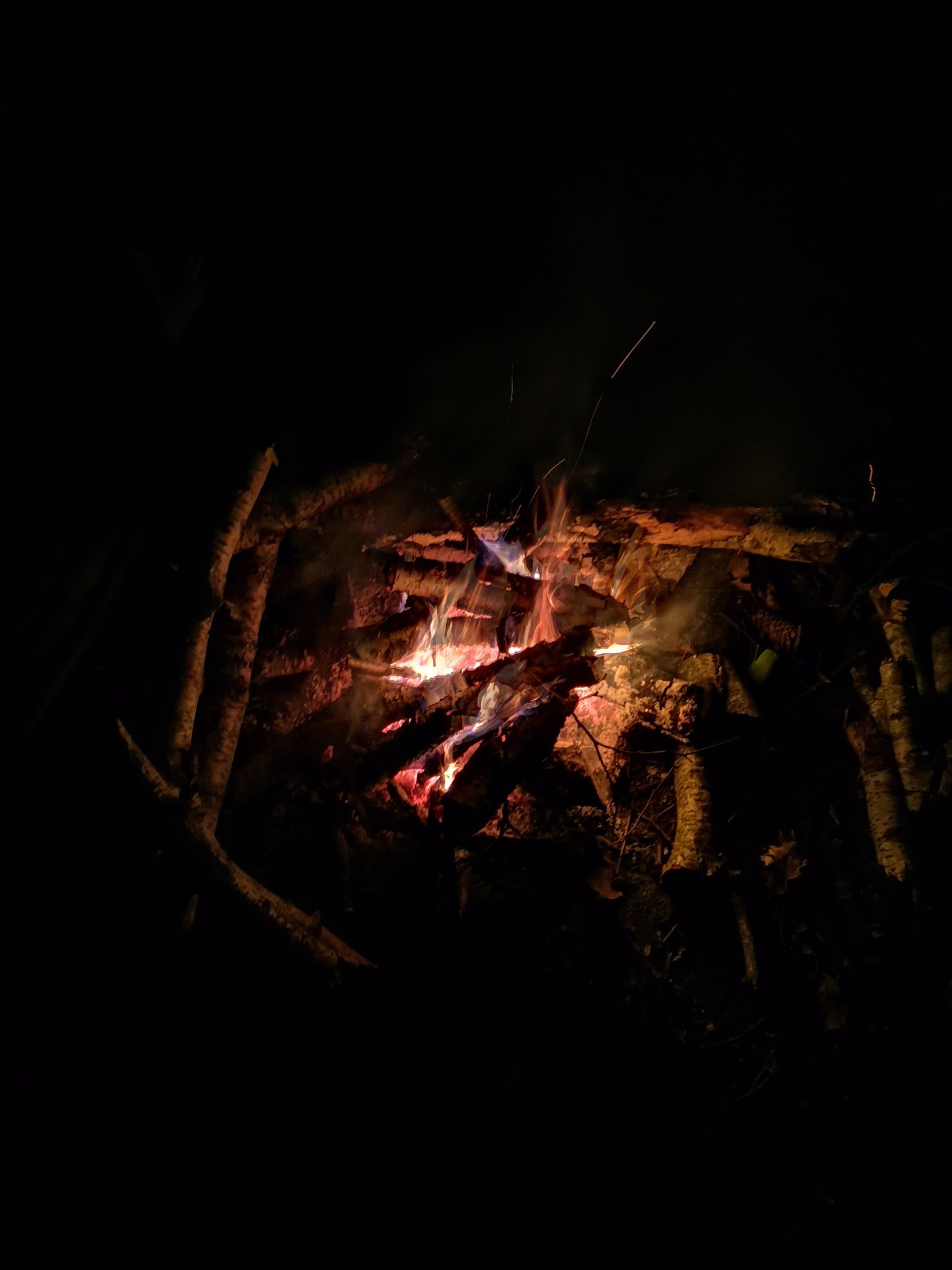 Warme Glut im Feuerchen