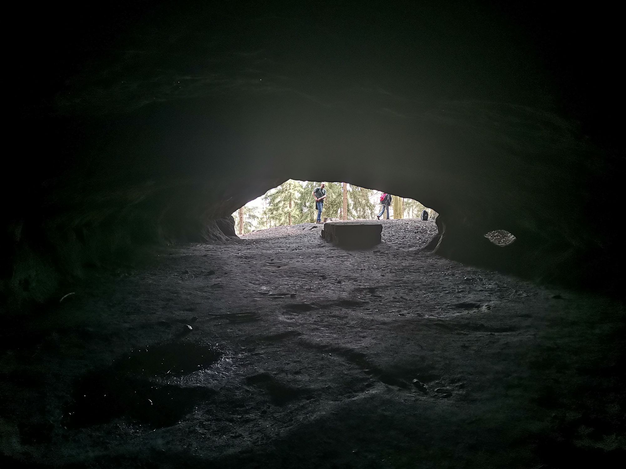 Blick aus der Diebeshöhle am Quirl