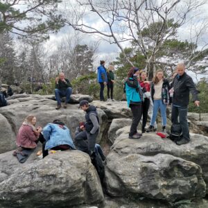 Pfaffenstein Gaststätten geschlossen, Horden auf den Felsen