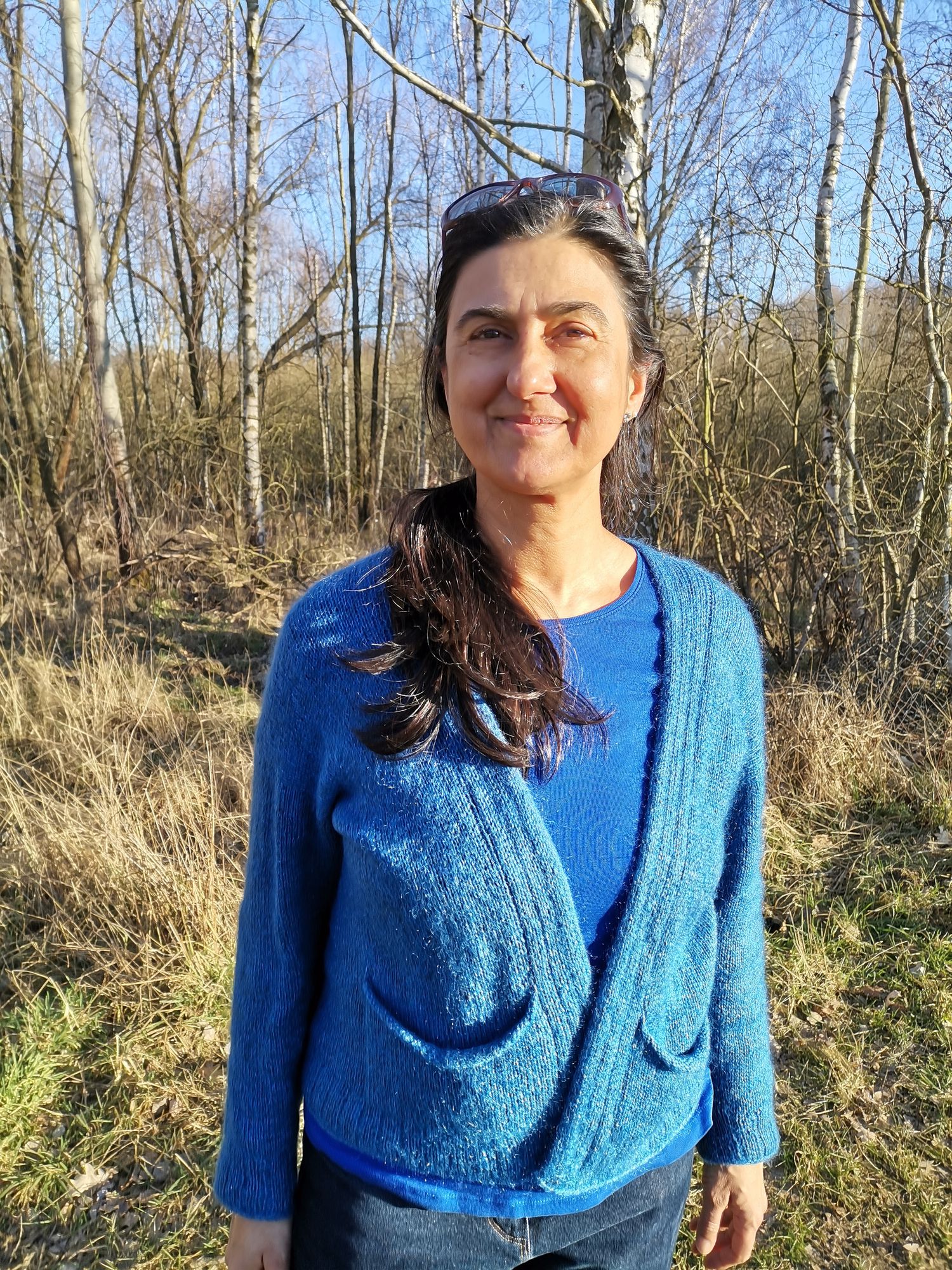 Elisenau Dani Wollpullover neu blau