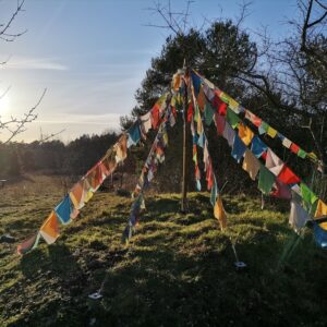 Elisenau tibetanische Fahnen