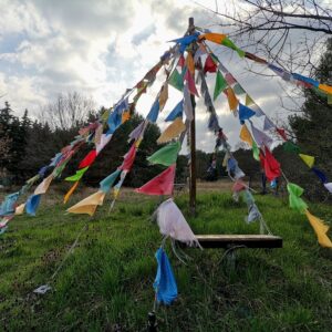 Elisenau tibetanische Fahnen