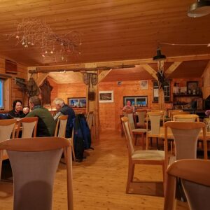 Gaststube in der Ottendorfer Hütte