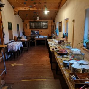 Frühstücksbuffet in der Ottendorfer Hütte