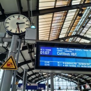 Ab Friedrichstr. mit der Regional Bahn nach Calau