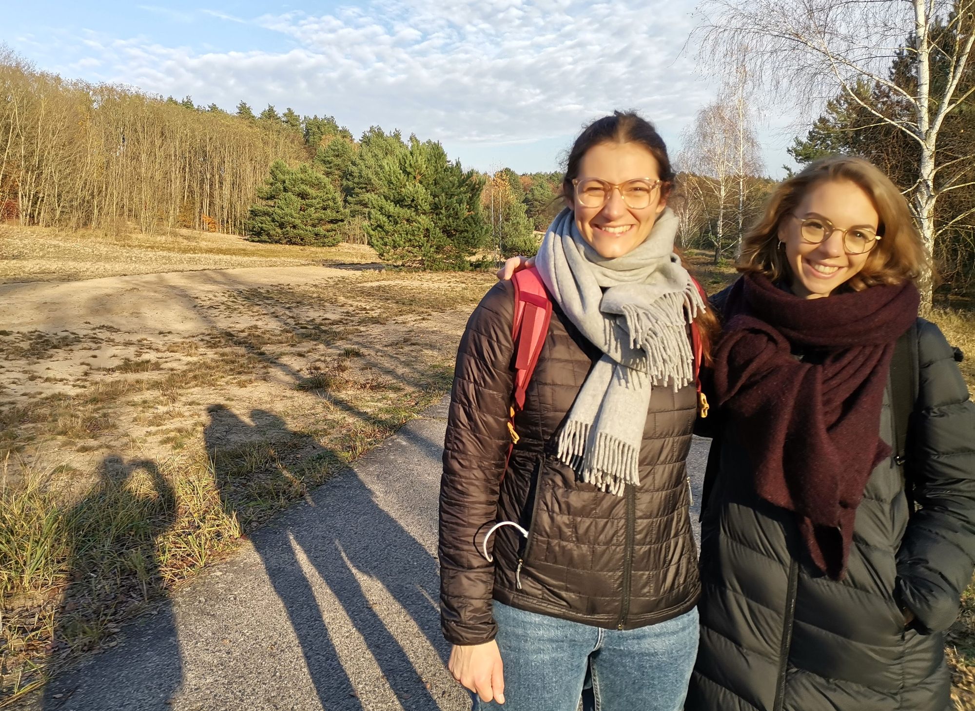 Im Tegeler Fließ mit Linda & Jana