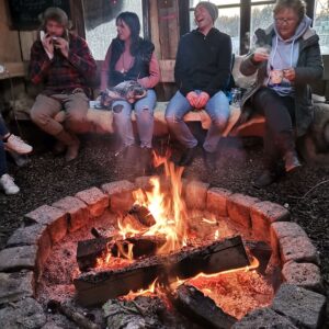Lagerfeuerstätte im DingDong Gartenlokal