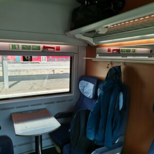 Bahnabteil Heimreise