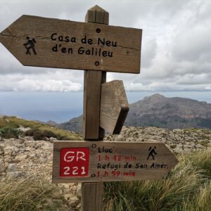 Wegweiser des GR 221