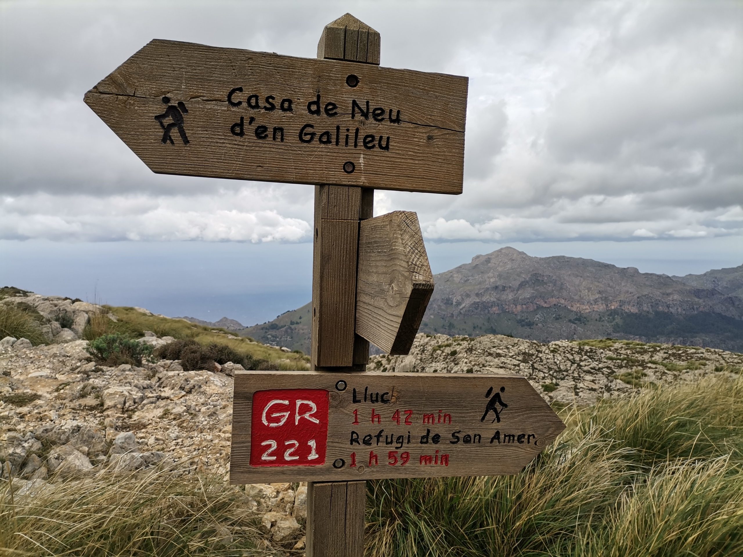 Wegweiser des GR 221