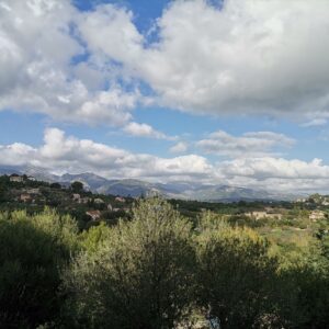 Inca Blick in die Berge