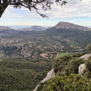 Blick hinunter zum Klosters Lluc