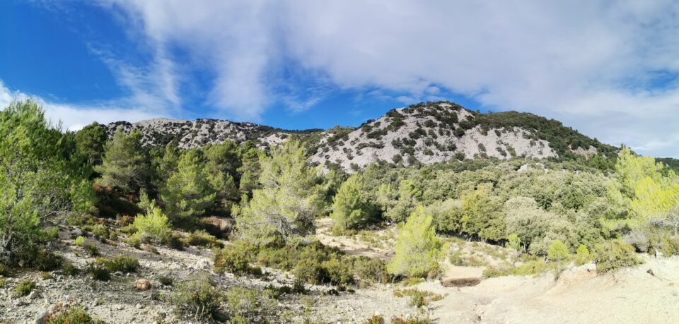 Blick auf die Felsen & doch noch einmal Sonne