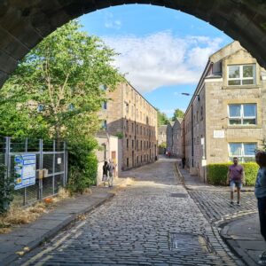Edinburgh City auf dem Weg zum Holyrood Park