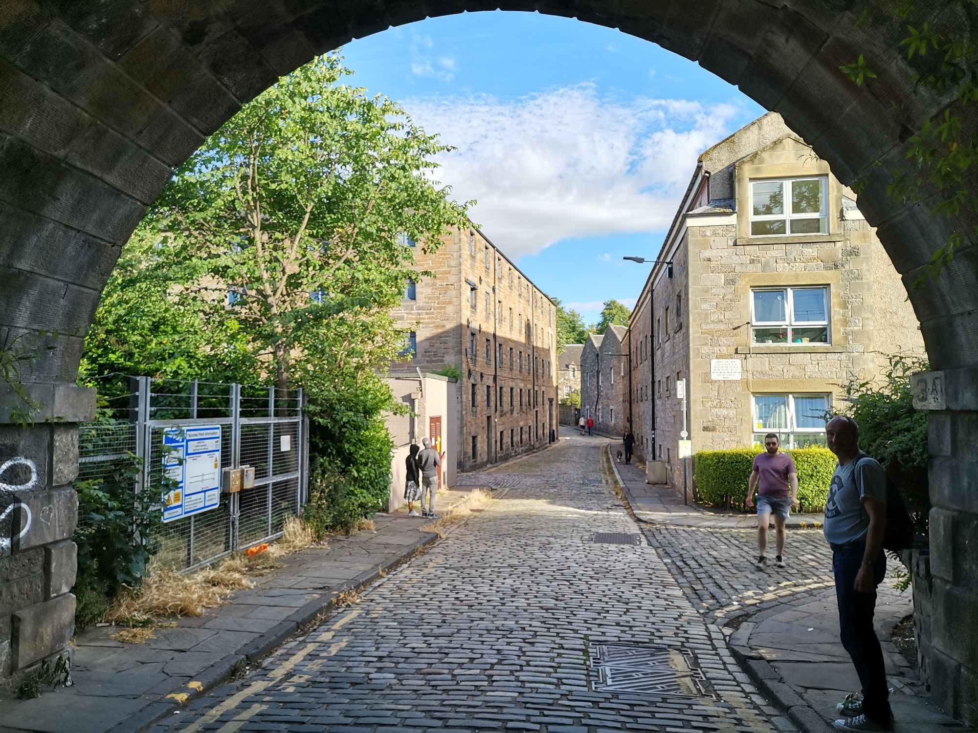 Edinburgh City auf dem Weg zum Holyrood Park